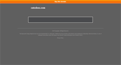 Desktop Screenshot of cutedose.com