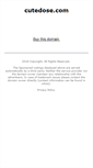 Mobile Screenshot of cutedose.com